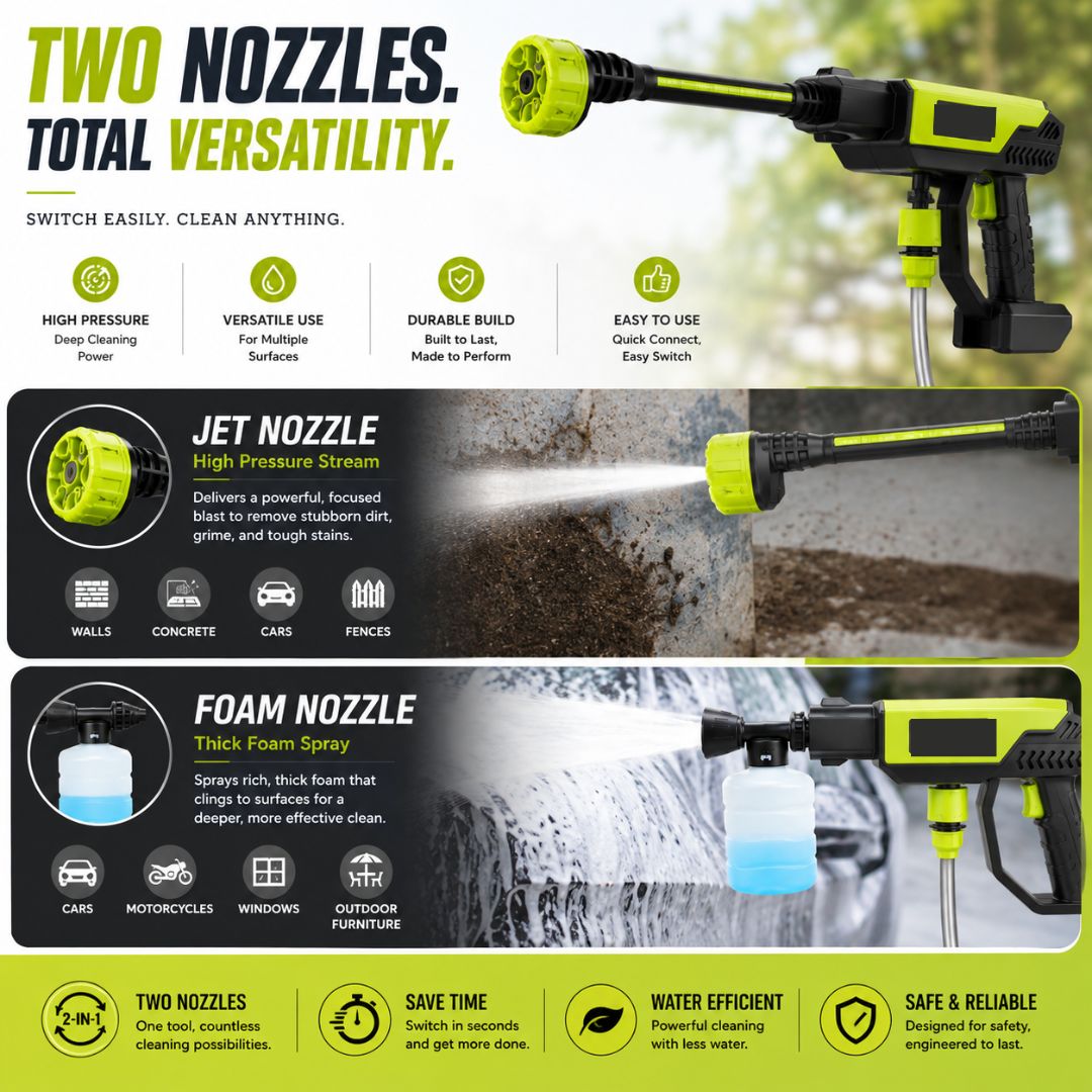 PowerSpray™ - Cordless Jet Washer