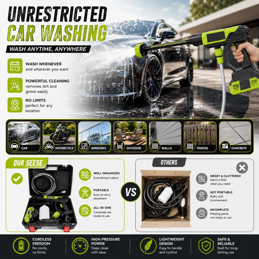PowerSpray™ - Cordless Jet Washer