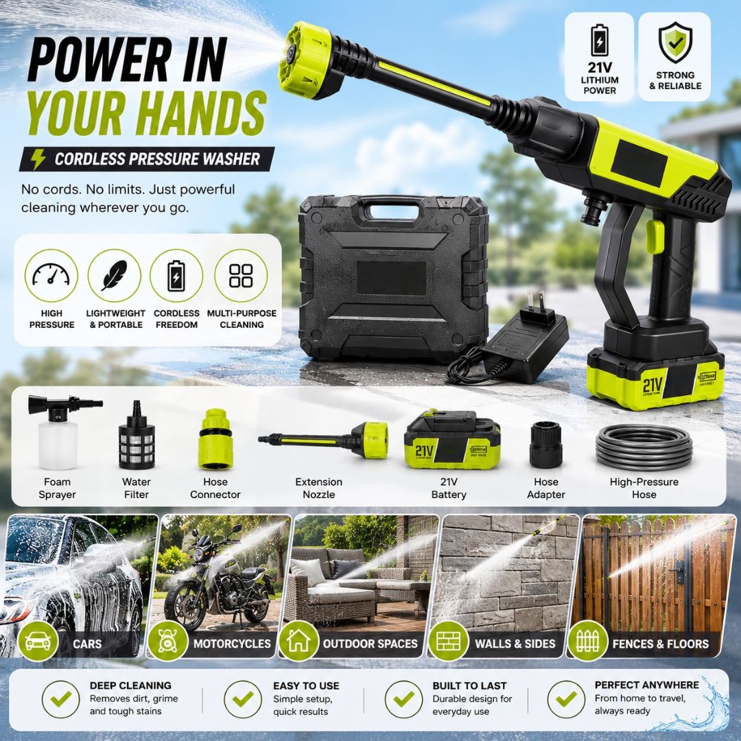 PowerSpray™ - Cordless Jet Washer