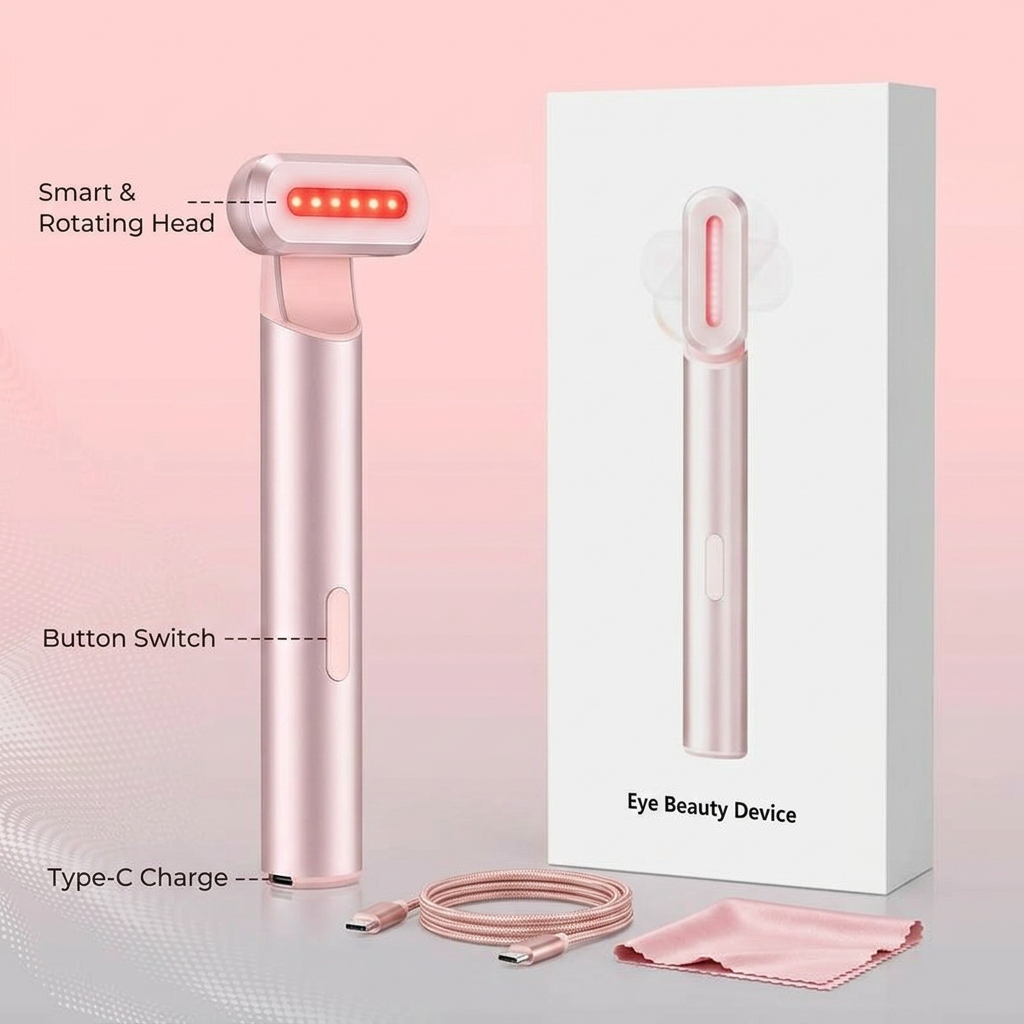 LumiLift™ – Advanced 4-in-1 Red Light Therapy Wand